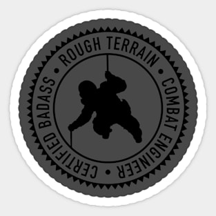 Rough Terrain Combat Engineer Sticker